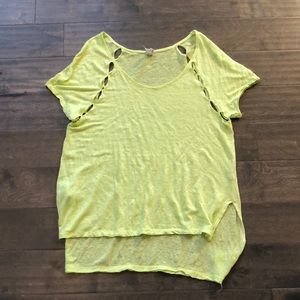 FREE PEOPLE Distressed Tee